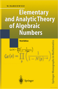 Elementary and analytic theory of algebraic numbers