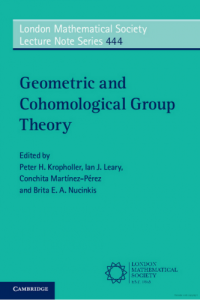 Geometric and cohomological group theory