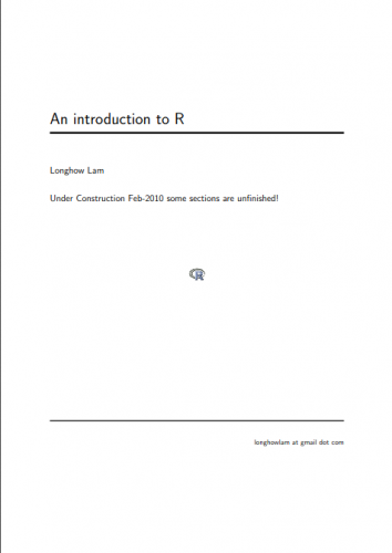 An introduction to R
