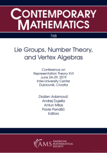 Lie groups, number theory, and vertex algebras
